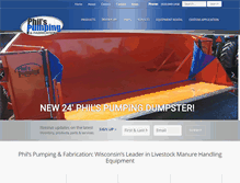 Tablet Screenshot of philspumpingandfab.com